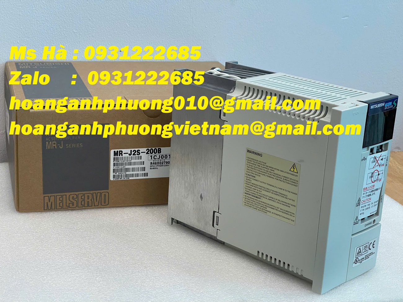 Servo driver MR-J2S-200B mitsubishi - công suất 2kW